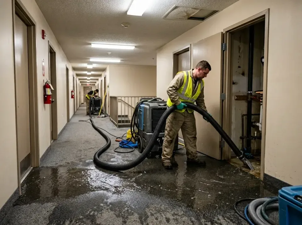 multi-unit-apartment-hallway-f-005 — frequently asked questions, Emergency Burst Pipe Water Extraction & Removal in Bay St.…